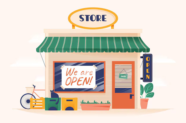 A grocery store